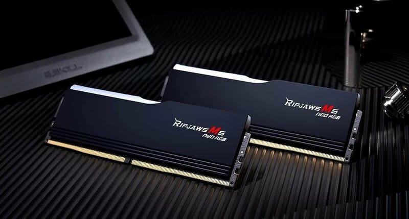 Модуль памяти DDR5 2x48GB/6000 G.Skill Ripjaws M5 Neo RGB Black (F5-6000J3036F48GX2-RM5NRK)