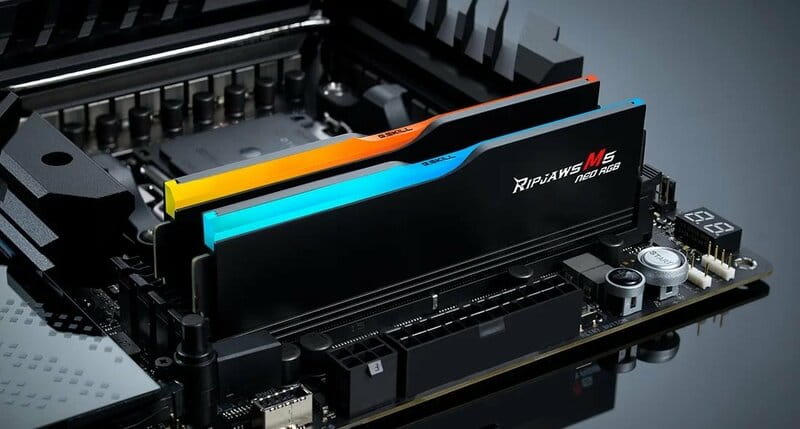 Модуль памяти DDR5 2x48GB/6000 G.Skill Ripjaws M5 Neo RGB Black (F5-6000J3036F48GX2-RM5NRK)