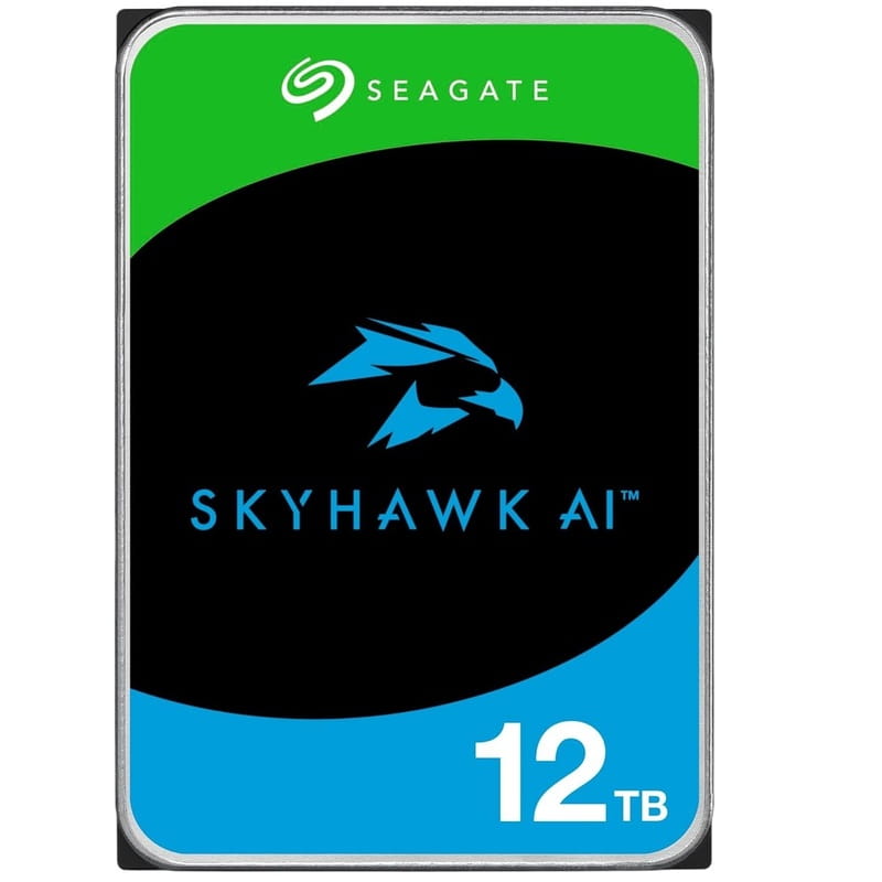 Накопитель HDD SATA 12.0TB Seagate SkyHawk AI Surveillance 7200rpm 512MB (ST12000VE003)