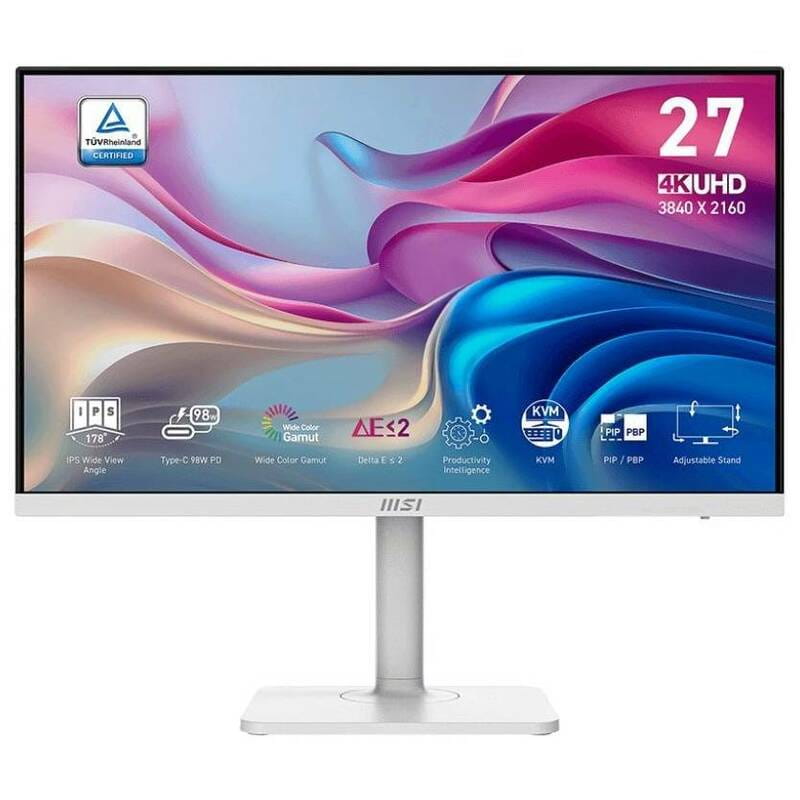 Монітор MSI 27" Modern MD272UPHW IPS White