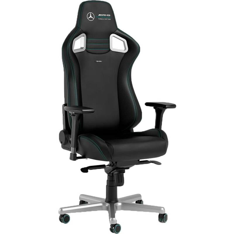Крісло для геймерів Noblechairs Epic Mercedes-AMG Formula One Black (NBL-EPC-PU-MPF)