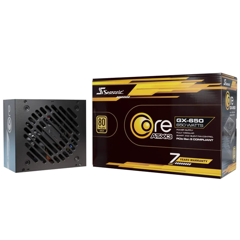 Блок живлення Seasonic Core GX 650W ATX 3.1 (CORE GX-650-ATX31)