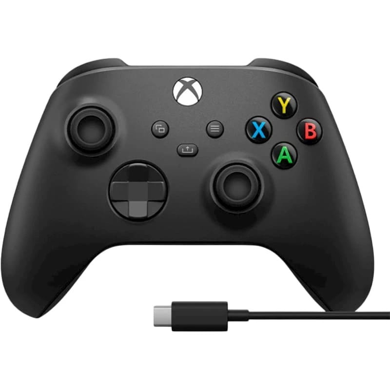 Геймпад Microsoft Xbox Wireless Controller Black + USB Type-C (1V8-00002)