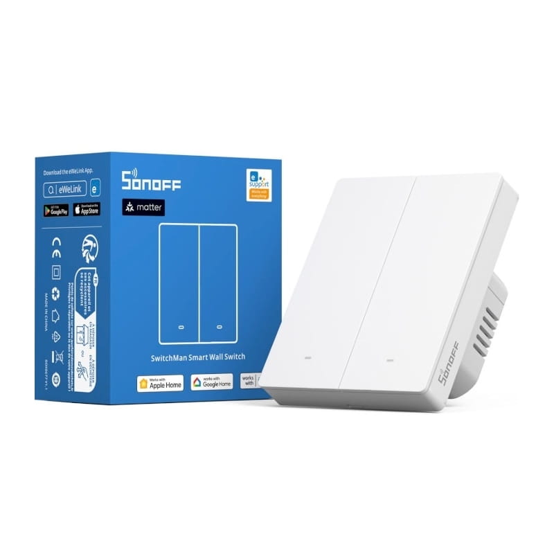 Умный выключатель Sonoff M5-2C-80W