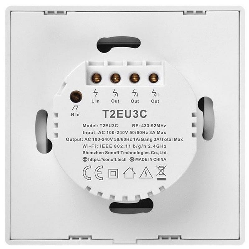 Умный выключатель Sonoff T2EU3C-TX