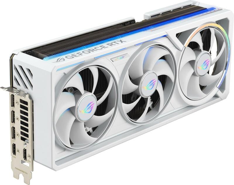 Відеокарта GF RTX 5080 16GB GDDR7 ROG Astral Gaming White OC Asus (ROG-ASTRAL-RTX5080-16G-WHITE)