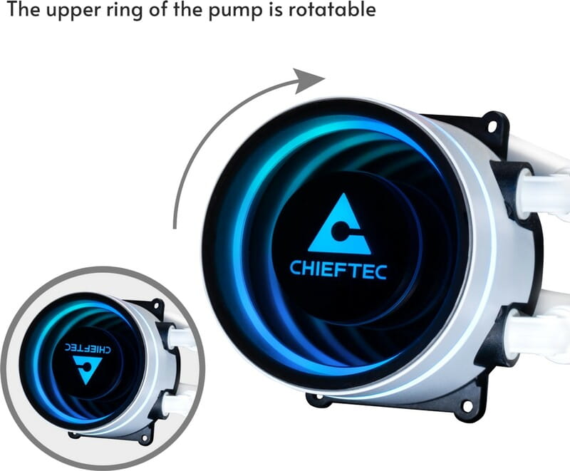 Система водяного охолодження Chieftec Iceberg 240 ARGB White (CLC-240-RGB-W)