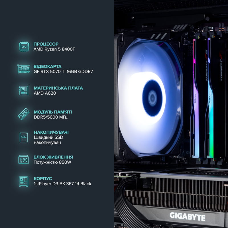 Персональний комп`ютер ASGARD Gorr Windows 11 Home (A84F.32.S20.57T.16.6795W)