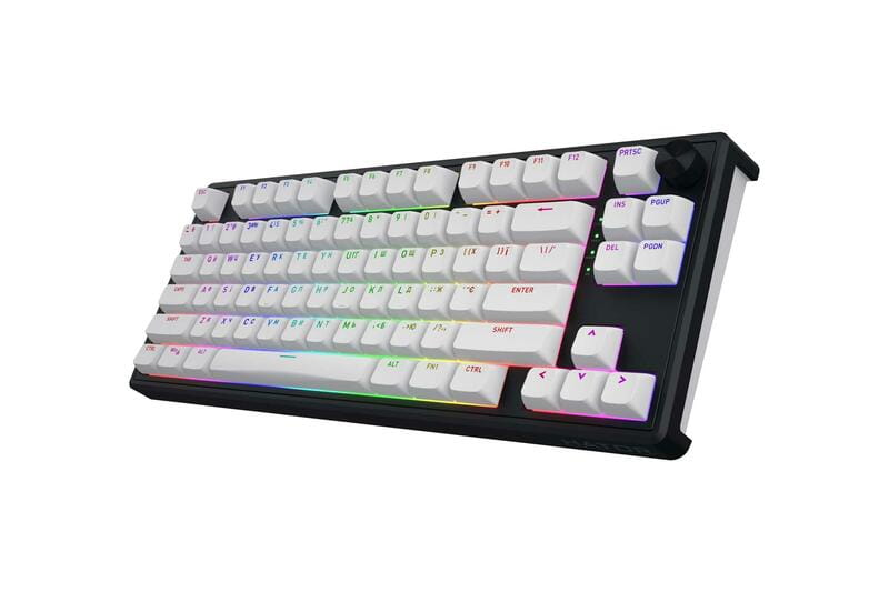 Клавіатура бездротова Hator Skyfall 80 Wireless Black-White (HTK3180UA)