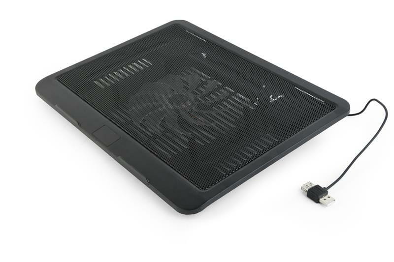 Охолоджуюча підставка для ноутбука Gembird NBS-1F15-04 Black 15.6"
