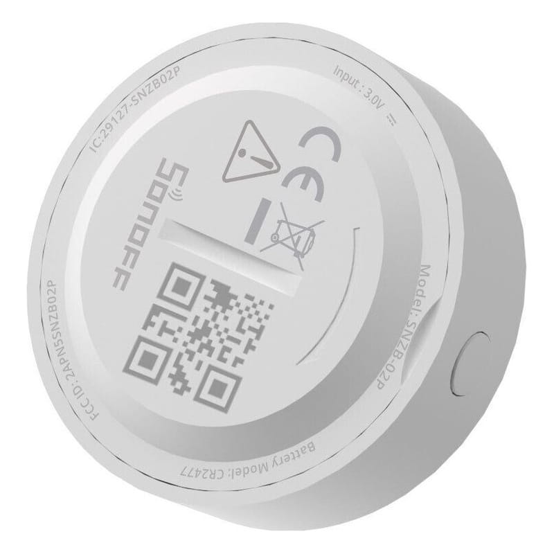 Датчик температури та вологості Sonoff Zigbee SNZB-02P