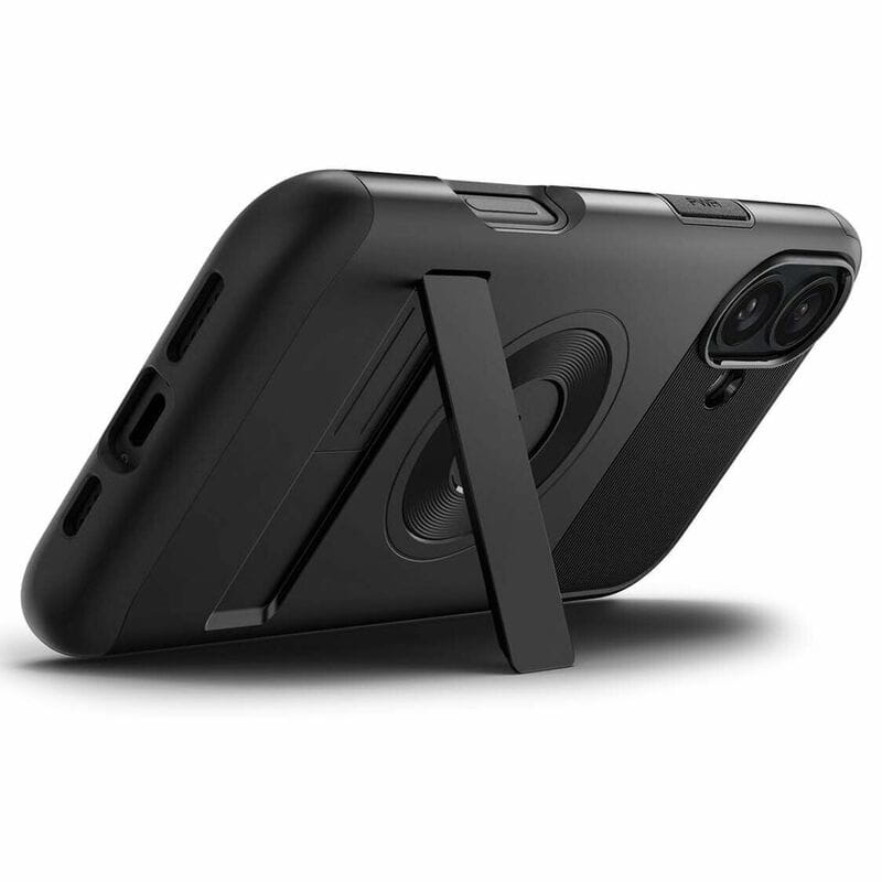 Чохол-накладка Spigen Slim Armor with MagFit для Apple iPhone 16 Plus Black (ACS08098)