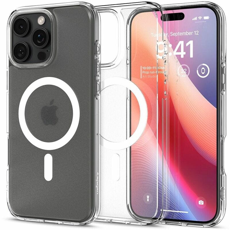 Чохол-накладка Spigen Ultra Hybrid with MagFit для Apple iPhone 16 Pro Max Frost Clear (ACS08002)