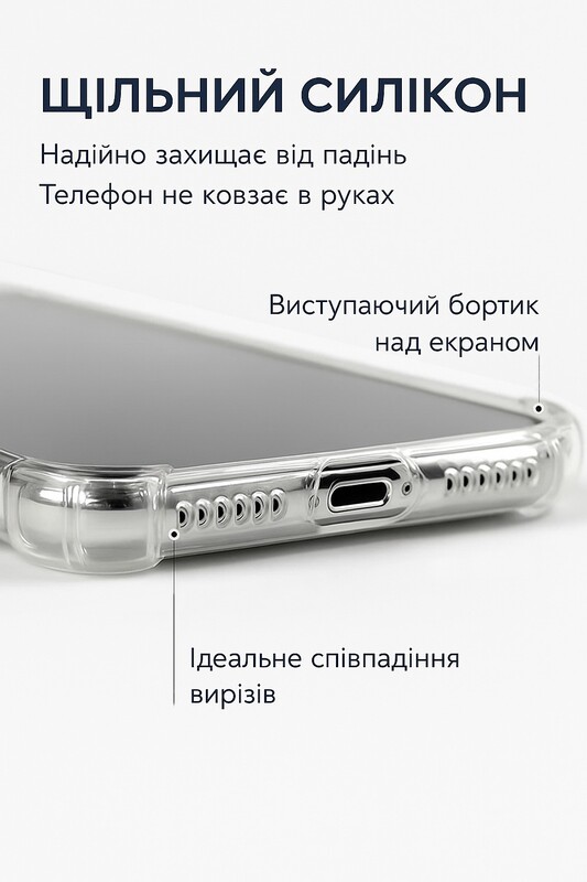 Чохол-накладка BeCover Anti-Shock для Xiaomi Redmi 15 Clear (713811)