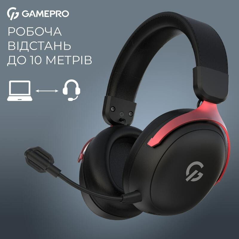 Гарнітура GamePro Asgard Freya Pro Black-Red (HSW201BR)