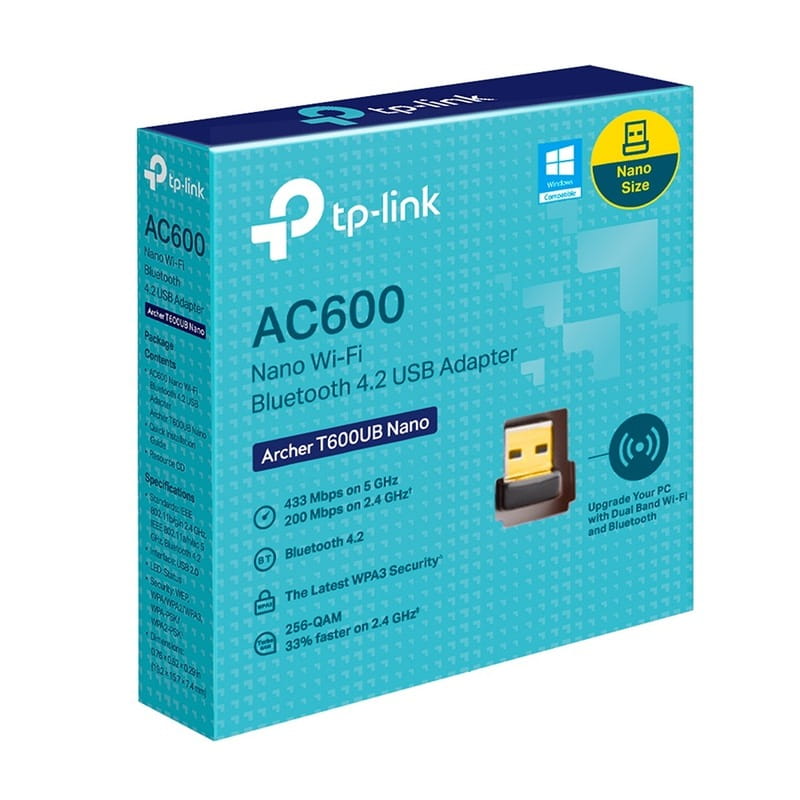Бездротовий адаптер TP-Link Archer T600UB Nano