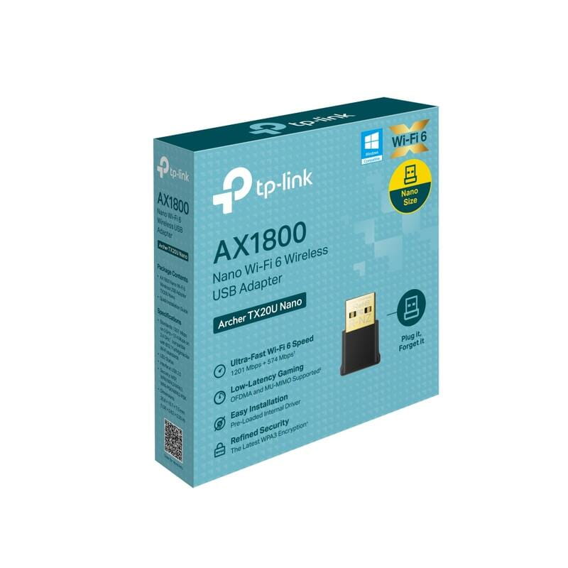 Беспроводной адаптер TP-Link Archer TX20U Nano