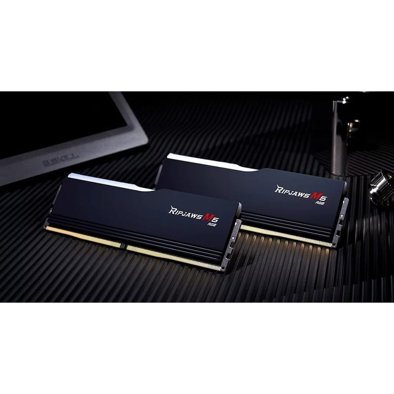 Модуль пам`ятi DDR5 2x32GB/6800 G.Skill Ripjaws M5 RGB Black (F5-6800J3445G32GX2-RM5RK)