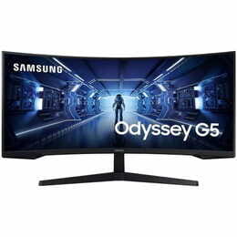 Монiтор Samsung 34" Odyssey G5 (LC34G55TWWIXUA) VA Black Curved
