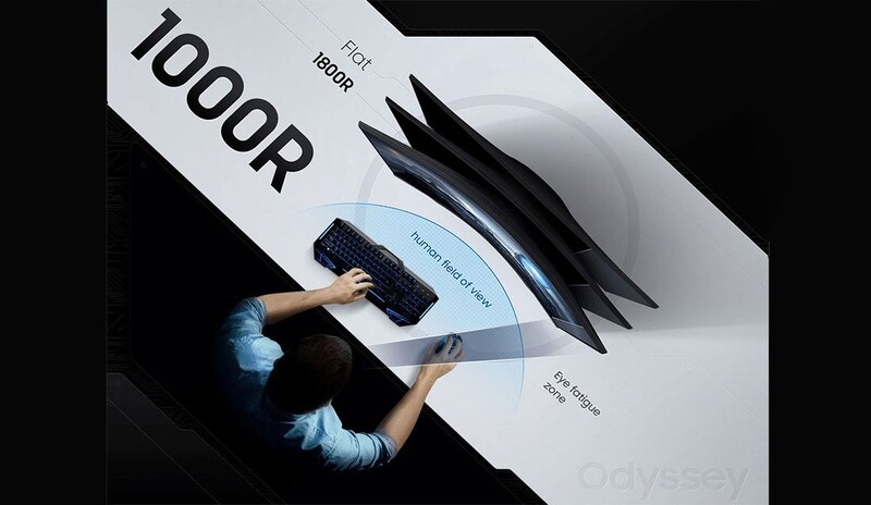 Монiтор Samsung 34" Odyssey G5 (LC34G55TWWIXUA) VA Black Curved