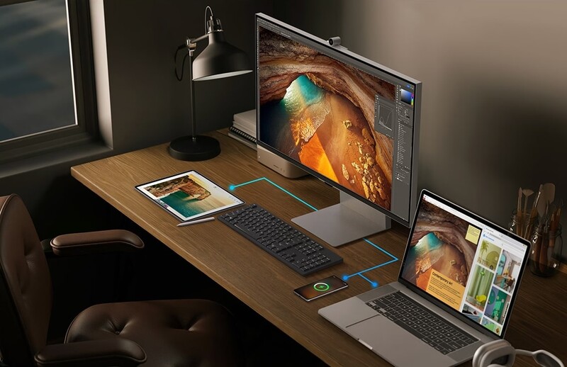 Монiтор Samsung 27" ViewFinity S90PC Silver (LS27C902PAZXUA) IPS