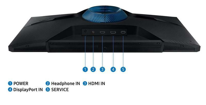 Монитор Samsung 27" Odyssey G3 LS27DG300 (LS27DG300EIXUA) VA Black 180Hz