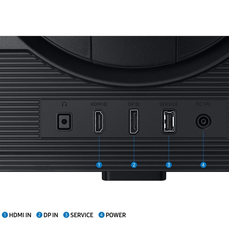 Монитор Samsung 27" Odyssey G5 LS27DG500 (LS27DG500EIXUA) IPS Black 180Hz