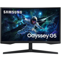 Монитор Samsung 32" Odyssey G5 S32CG550 Black (LS32CG550EIXUA) VA Black Curved 165Hz