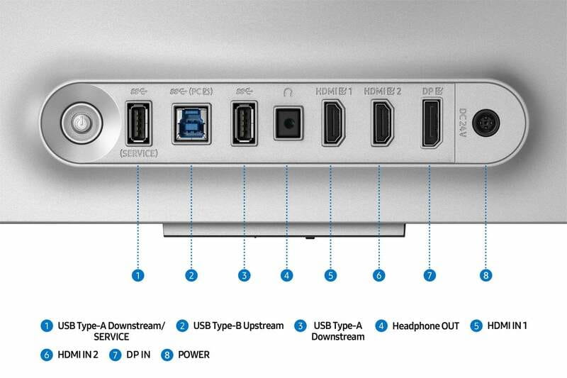 Монитор Samsung 32" Odyssey G8 G81SF (LS32FG812SIXUA) OLED Silver 240Hz