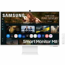 Монитор Samsung 32" Smart M8 (LS32FM803UZXUA) VA White