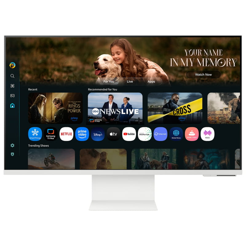 Монітор Samsung 32" Smart M8 (LS32FM803UZXUA) VA White