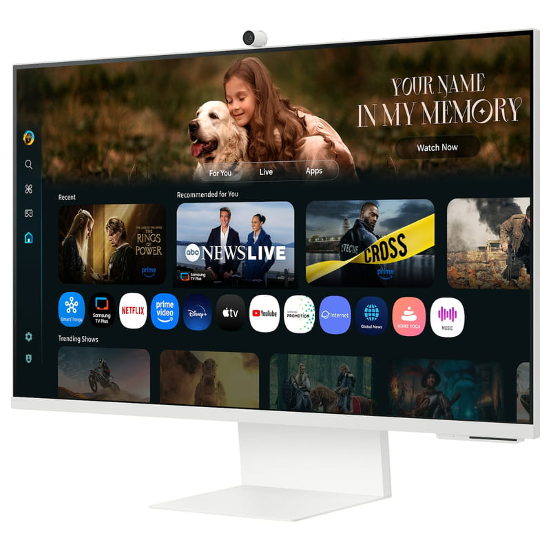 Монітор Samsung 32" Smart M8 (LS32FM803UZXUA) VA White