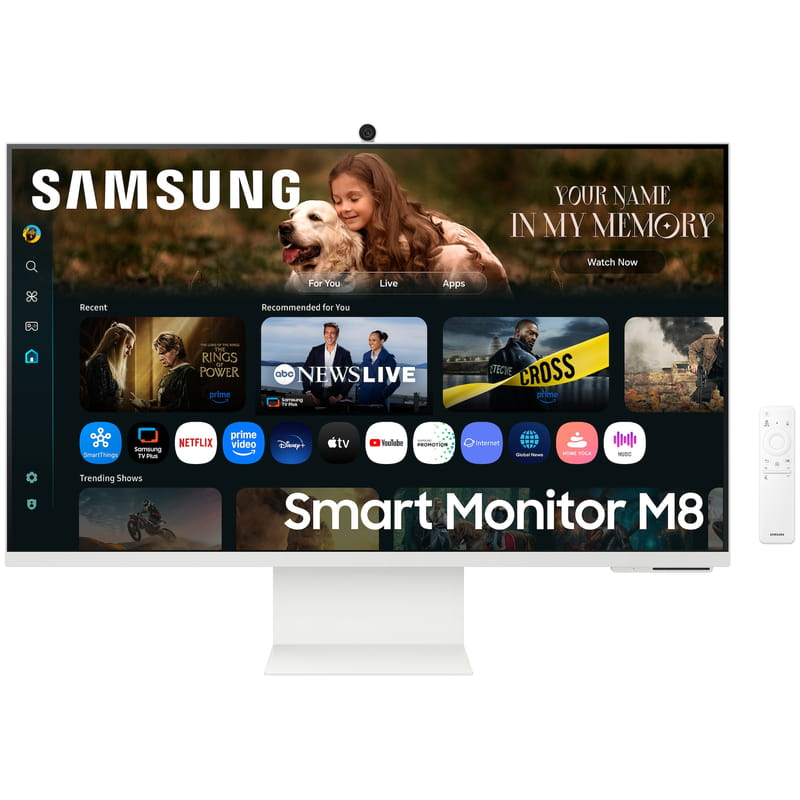 Монітор Samsung 32" Smart M8 (LS32FM803UZXUA) VA White