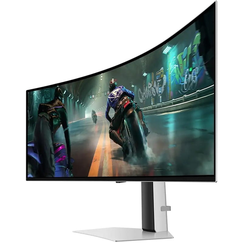 Монiтор Samsung 48.7" Odyssey G9 49DG910 (LS49DG910SIXUA) OLED Silver Curved 144Hz