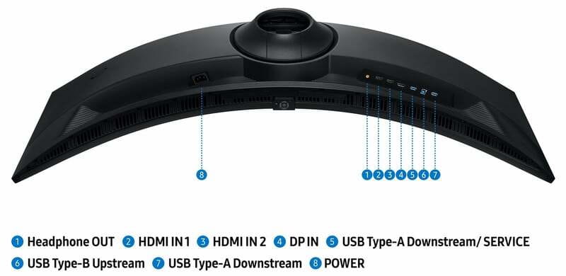 Монитор Samsung 49" Odyssey G9 (LS49FG916EIXUA) VA Black Curved 144Hz