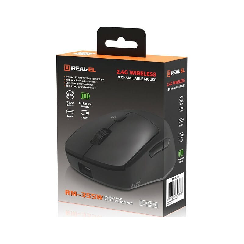 Миша бездротова REAL-EL RM-355W