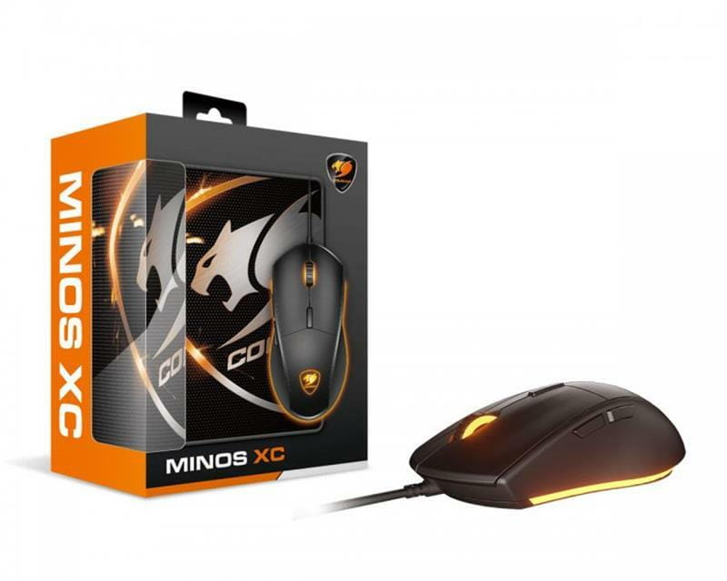 Мышь Cougar Minos XC Black USB + коврик Speed XC