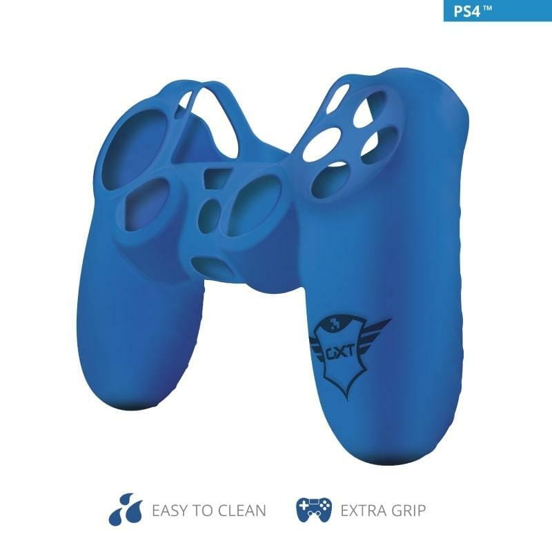 Силиконовый чехол Trust GXT 744B Rubber Skin для геймада Sony PlayStation Blue (21213)