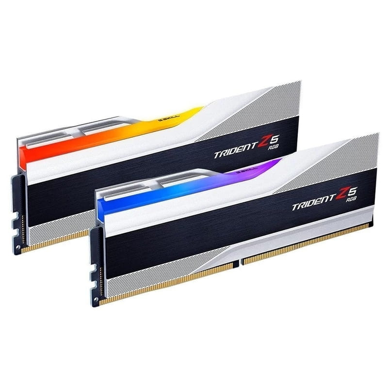 Модуль памяти DDR5 2x32GB/6000 G.Skill Trident Z5 RGB Silver (F5-6000J3636F32GX2-TZ5RW)
