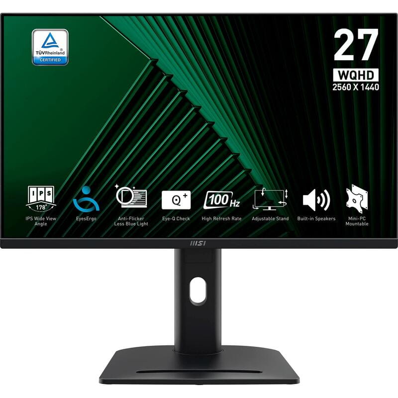 Монітор MSI 27" Pro MP275QPG IPS Black 100Hz