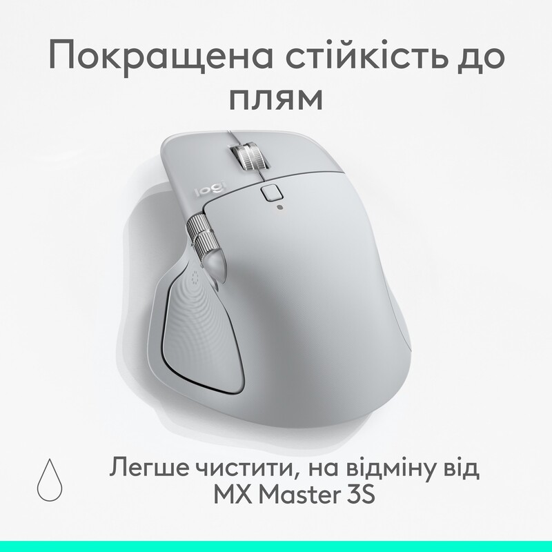 Миша бездротова Logitech MX Master 4 Pale Gray (910-007563)