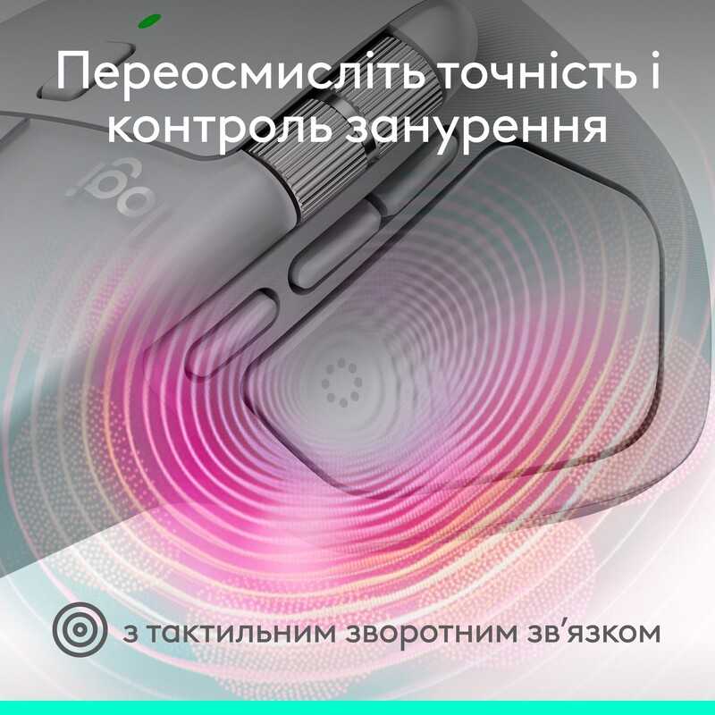 Миша бездротова Logitech MX Master 4 Pale Gray (910-007563)