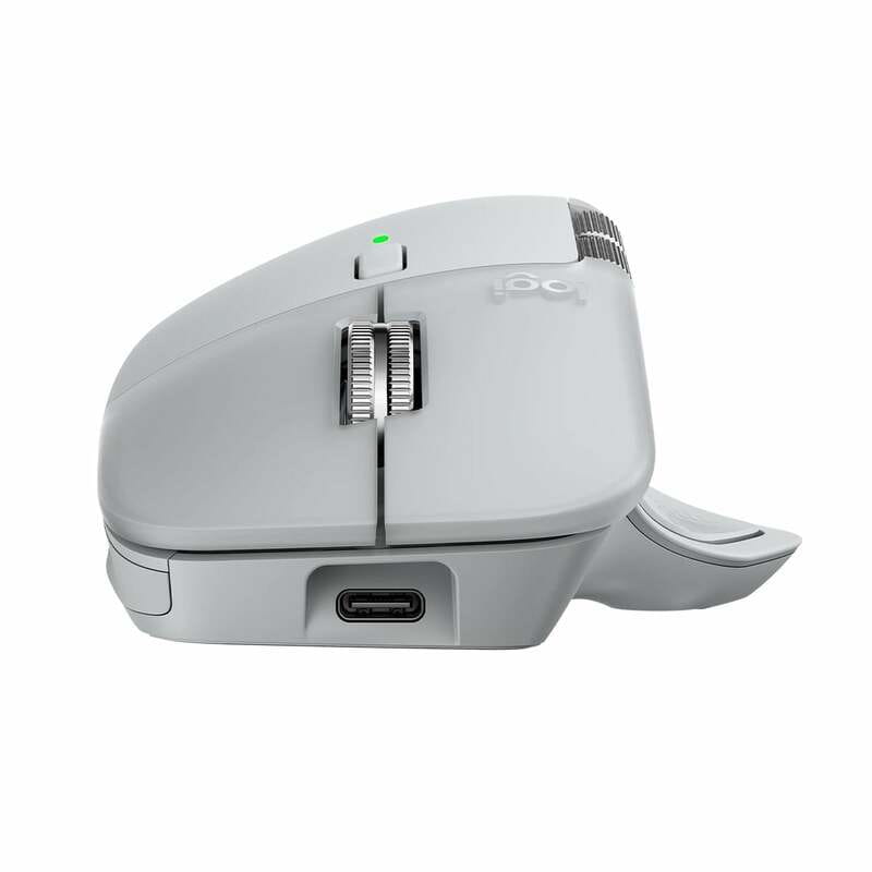 Мышь Bluetooth Logitech MX Master 4 Pale Gray (910-007563)