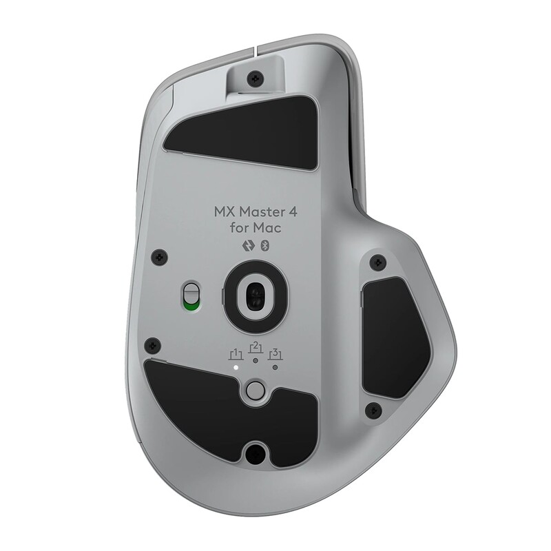 Мышь Bluetooth Logitech MX Master 4 for Mac White Silver (910-007576)