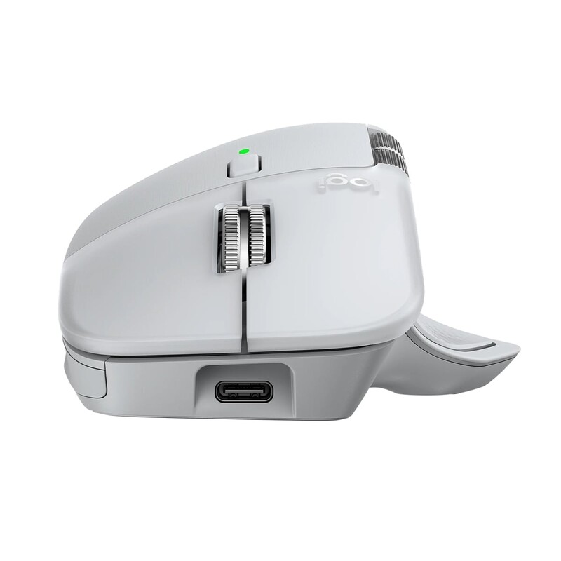 Мышь Bluetooth Logitech MX Master 4 for Mac White Silver (910-007576)