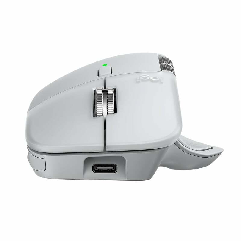 Мышь Bluetooth Logitech MX Master 4 for Mac White Silver (910-007576)