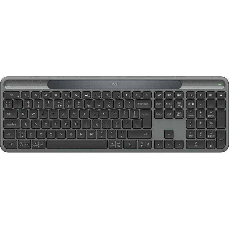 Клавiатура бездротова Logitech Slim Solar+ for Business Graphite (920-013779)