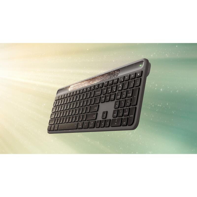 Клавiатура бездротова Logitech Slim Solar+ for Business Graphite (920-013779)