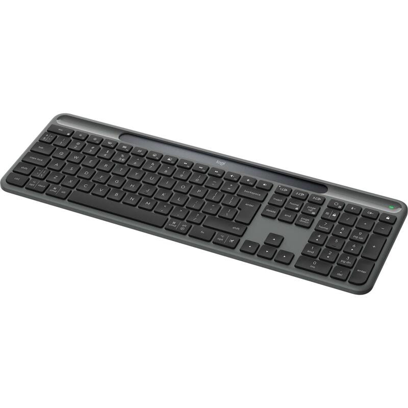 Клавiатура бездротова Logitech Slim Solar+ for Business Graphite (920-013779)