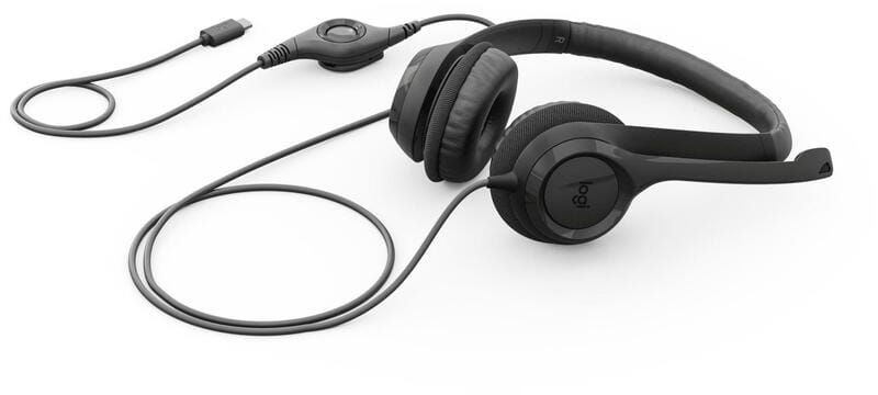 Купити Гарнітура Logitech H390 USB-C Midnight Black (981-001576) Гарнітура Logitech H390 USB-C Midnight Black (981-001576)